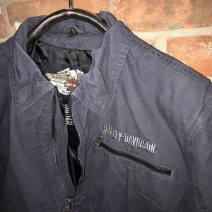 Gray Harley Davidson jacket